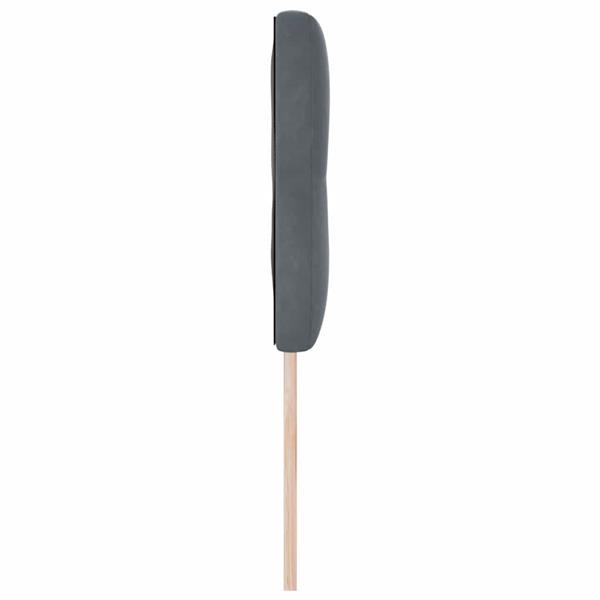 Grote foto vidaxl hoofdbord met hoofdeinde donkergrijs 160 cm nep leer antiek en kunst stoelen en banken