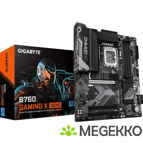 Grote foto gigabyte b760 gaming x gen5 computers en software moederborden