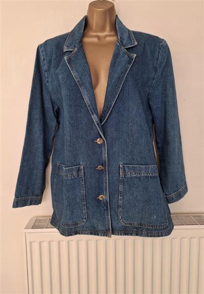 Grote foto vintage jeans jas in blazer model large kleding dames jassen zomer