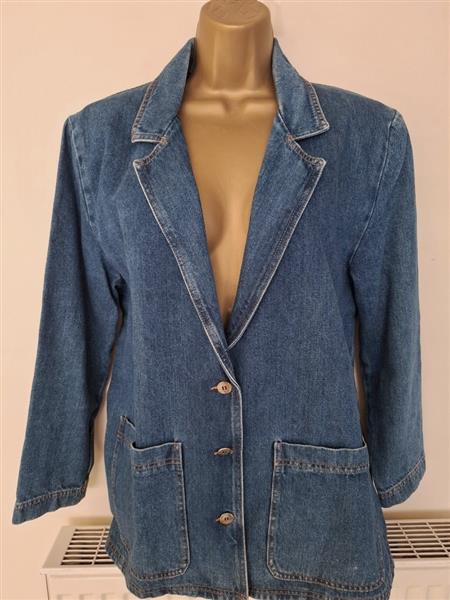 Grote foto vintage jeans jas in blazer model large kleding dames jassen zomer