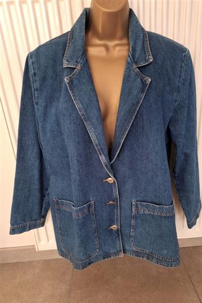 Grote foto vintage jeans jas in blazer model large kleding dames jassen zomer