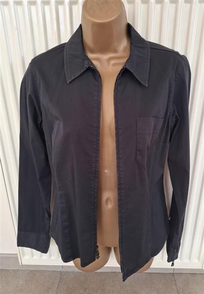 Grote foto zwarte vest blouse van polo ralph lauren kleding dames truien en vesten