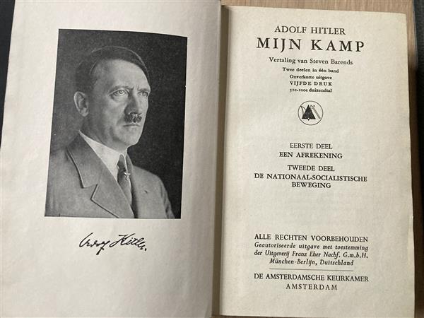 Grote foto mijn kamp van adolf hitler boeken oorlog en militair