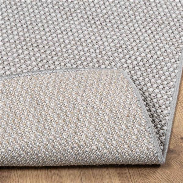 Grote foto vidaxl vloerkleden lugo cr me en grijs 340 x 240 cm polyester huis en inrichting vloerbedekking en kleden