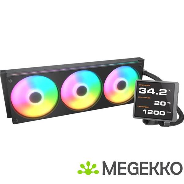 Grote foto cougar gaming poseidon vistek pro argb 360 zwart computers en software overige computers en software