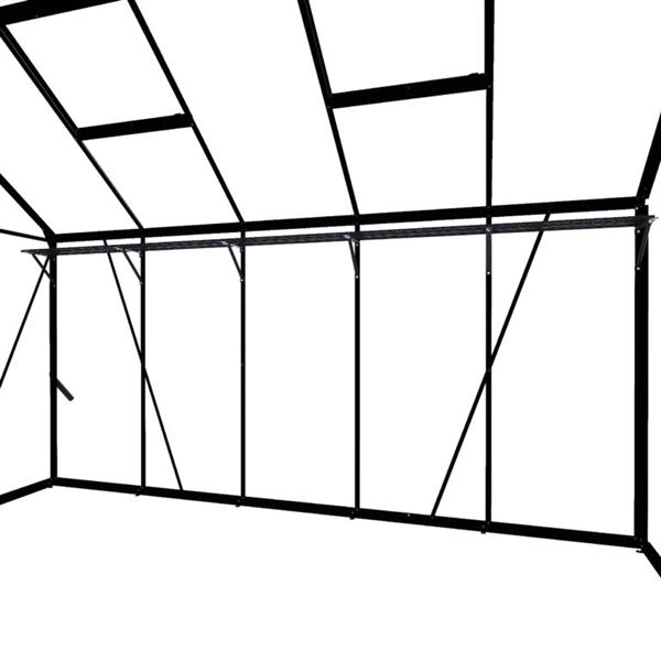 Grote foto promo tuinkas kate ii zwart vg 3mm tuin en terras tuinhuisjes en blokhutten