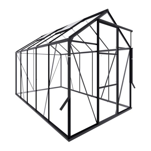 Grote foto promo tuinkas kate iv zwart vg 3mm tuin en terras tuinhuisjes en blokhutten