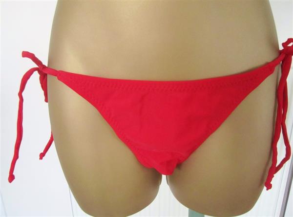 Grote foto elegante rode bikini met koordjes yamamay kleding dames badmode en zwemkleding