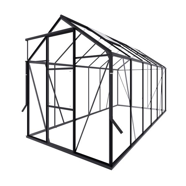 Grote foto promo tuinkas kate iii zwart vg 3mm tuin en terras tuinhuisjes en blokhutten