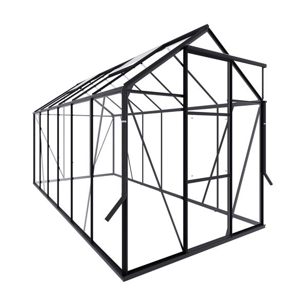 Grote foto promo tuinkas kate iii zwart vg 3mm tuin en terras tuinhuisjes en blokhutten