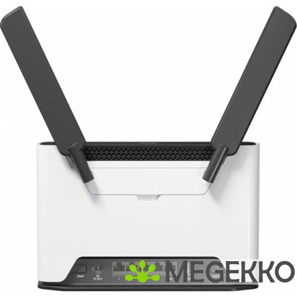 Grote foto mikrotik chateau 5g r17 ax draadloze router gigabit ethernet dual band 2.4 ghz 5 ghz zwart grij computers en software netwerkkaarten routers en switches