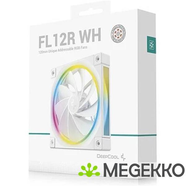 Grote foto deepcool fl12r computer behuizing ventilator 12 cm wit 1 stuk s computers en software overige computers en software
