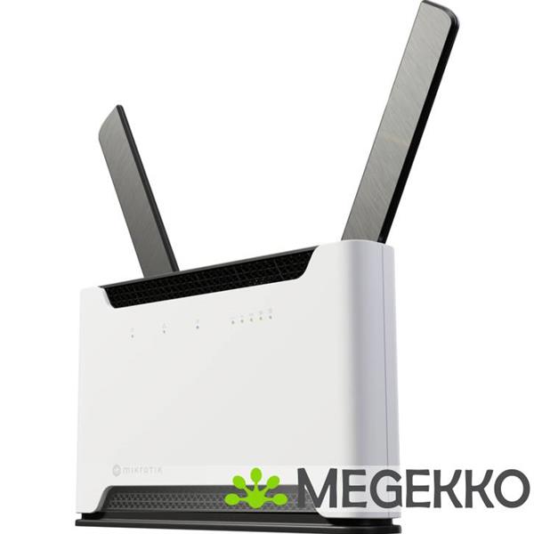 Grote foto mikrotik chateau 5g r17 ax draadloze router gigabit ethernet dual band 2.4 ghz 5 ghz zwart grij computers en software netwerkkaarten routers en switches