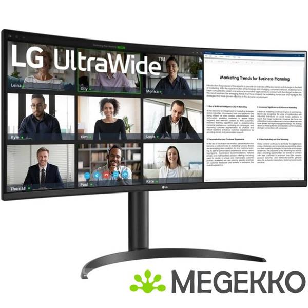 Grote foto lg ultrawide 34wr55qk b 34 wide quad hd va monitor computers en software overige computers en software