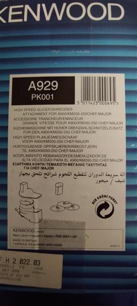 Grote foto kenwood plakjesmes schaaf huis en inrichting keukenapparatuur