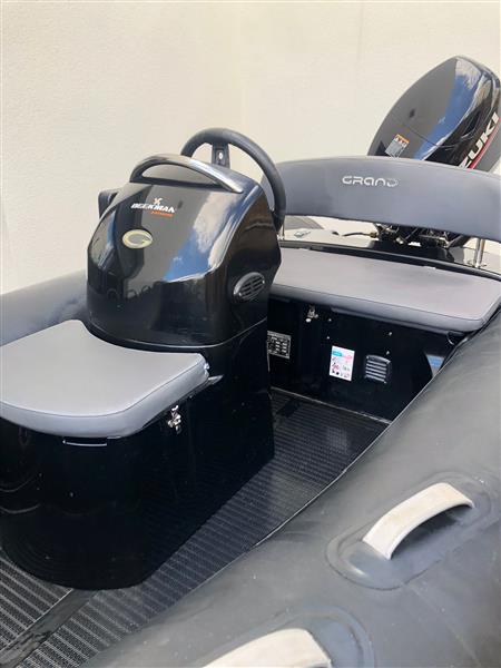 Grote foto rib grand golden line zwart 3 80 40 pk met trailer watersport en boten rubberboten