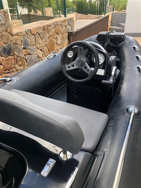 Grote foto rib grand golden line zwart 3 80 40 pk met trailer watersport en boten rubberboten