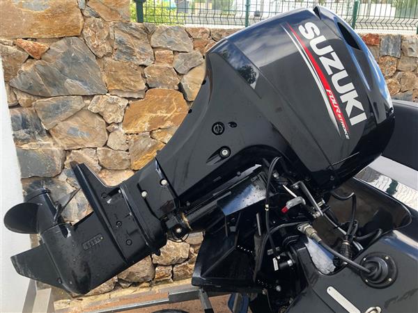 Grote foto rib grand golden line zwart 3 80 40 pk met trailer watersport en boten rubberboten