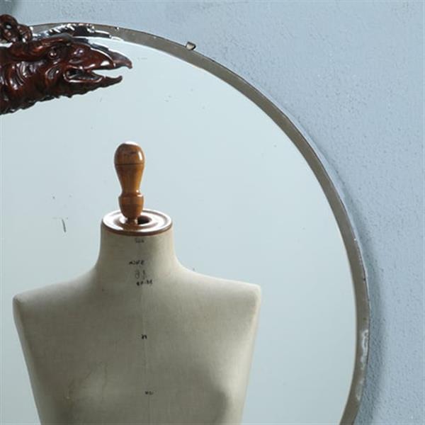 Grote foto fabelachtige spiegel draak bij volle maan in de manier van gabriel viardot parijs ca 1880 no.38 antiek en kunst spiegels