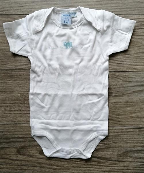 Grote foto 7 nieuwe witte en blauwe rompertjes king bear kinderen en baby maat 86