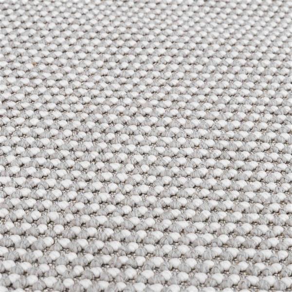 Grote foto vidaxl vloerkleden lugo cr me en grijs 150 x 80 cm polyester huis en inrichting vloerbedekking en kleden