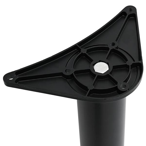 Grote foto vidaxl tafelpoten in hoogte verstelbaar zwart 710 mm 4 st huis en inrichting eettafels