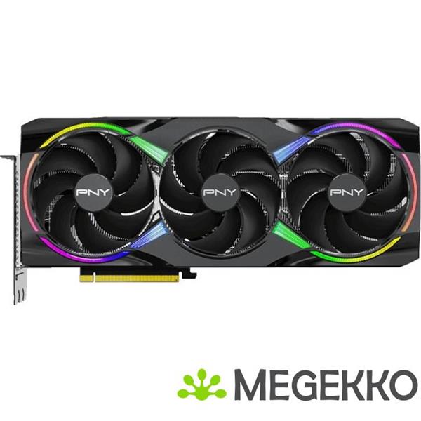 Grote foto pny geforce rtx 5080 16gb argb overclocked triple fan computers en software videokaarten