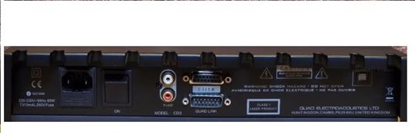 Grote foto hifi quad high end cd speler elite cds audio tv en foto cd spelers