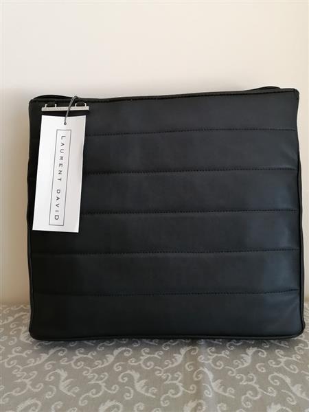 Grote foto zwarte trendy grote schoudertas laurent david sieraden tassen en uiterlijk schoudertassen