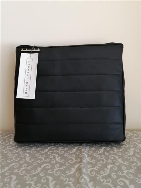 Grote foto zwarte trendy grote schoudertas laurent david sieraden tassen en uiterlijk schoudertassen