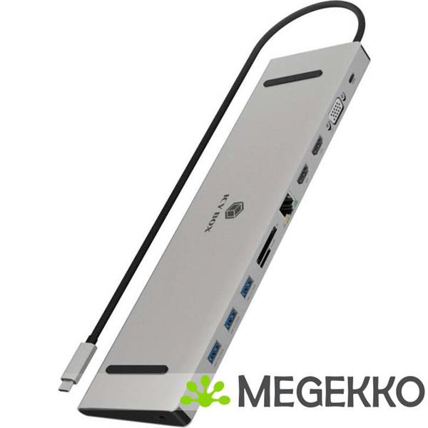 Grote foto icy box ib dk2106a cpd bedraad usb 3.2 gen 1 3.1 gen 1 type c antraciet zwart computers en software overige computers en software