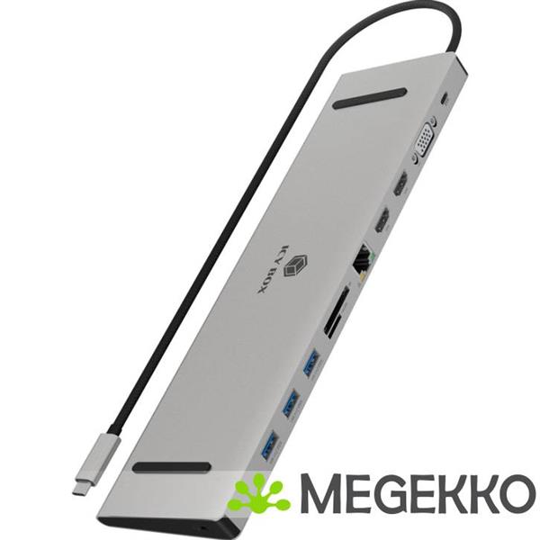 Grote foto icy box ib dk2106a cpd bedraad usb 3.2 gen 1 3.1 gen 1 type c antraciet zwart computers en software overige computers en software