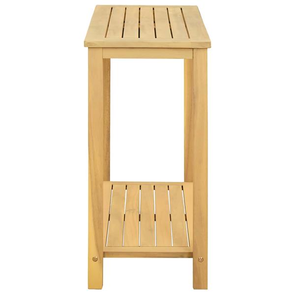 Grote foto vidaxl tuin console tafel met opslag licht acacia 80 x 35 x 75 cm tuin en terras tuinmeubelen