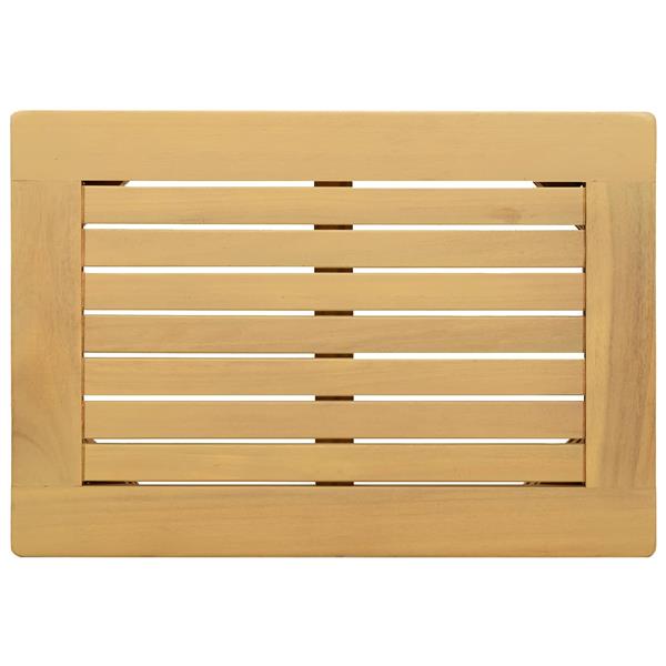 Grote foto vidaxl salontafel licht acacia 50 x 35 x 36 cm massief acaciahout tuin en terras tuinmeubelen