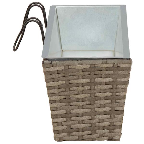 Grote foto vidaxl reling metaal tuin en terras overige tuin en terras