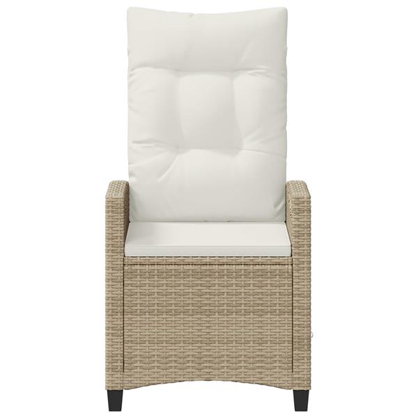 Grote foto vidaxl tuinstoel 2 pcs beige en cr me 56 x 60 x 112 cm tuin en terras tuinmeubelen