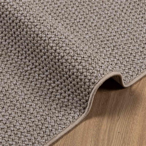 Grote foto vidaxl vloerkleden rechthoekig lugo taupe 340 x 240 cm polyester huis en inrichting vloerbedekking en kleden