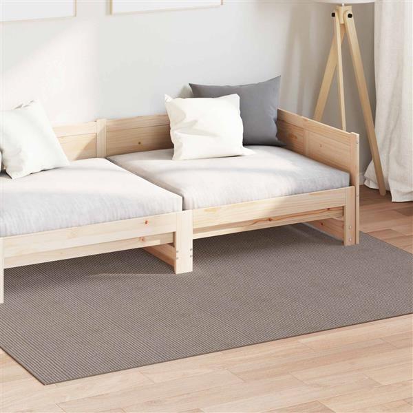 Grote foto vidaxl vloerkleden rechthoekig lugo taupe 170 x 120 cm polyester huis en inrichting vloerbedekking en kleden