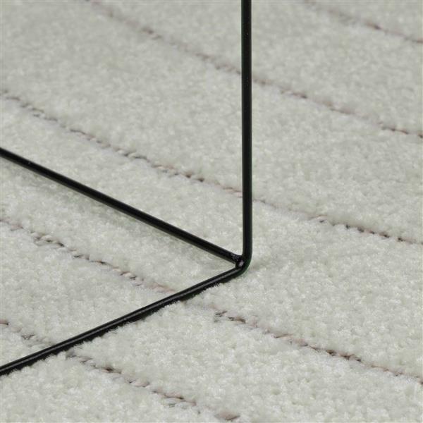 Grote foto vidaxl vloerkleden vierkant palmeras groen 120 x 120 cm polyester huis en inrichting vloerbedekking en kleden