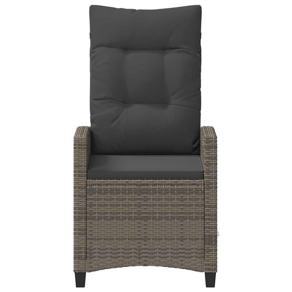 Grote foto vidaxl tuinstoel 2 pcs grijs en donkergrijs 56 x 60 x 112 cm tuin en terras tuinmeubelen