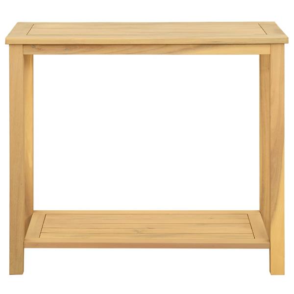 Grote foto vidaxl tuin console tafel met opslag licht acacia 80 x 35 x 75 cm tuin en terras tuinmeubelen
