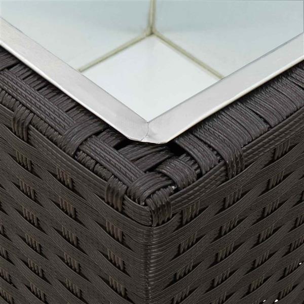 Grote foto vidaxl tuinset 3 pcs zwart metaal tuin en terras overige tuin en terras