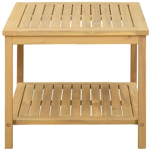 Grote foto vidaxl bijzettafel olie naturel 50 x 35 x 45 cm massief acaciahout huis en inrichting eettafels