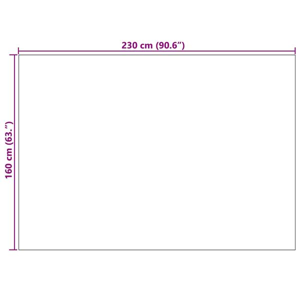 Grote foto vidaxl vloerkleden rechthoekig lugo taupe 230 x 160 cm polyester huis en inrichting vloerbedekking en kleden