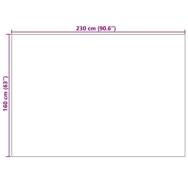 Grote foto vidaxl vloerkleden rechthoekig palmeras beige 160 x 230 cm polyester huis en inrichting vloerbedekking en kleden