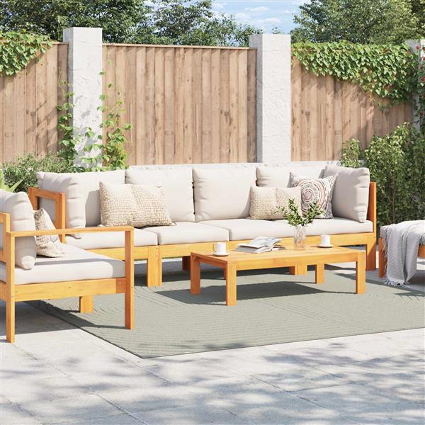 Grote foto vidaxl vloerkleden vierkant palmeras groen 240 x 240 cm polyester huis en inrichting vloerbedekking en kleden