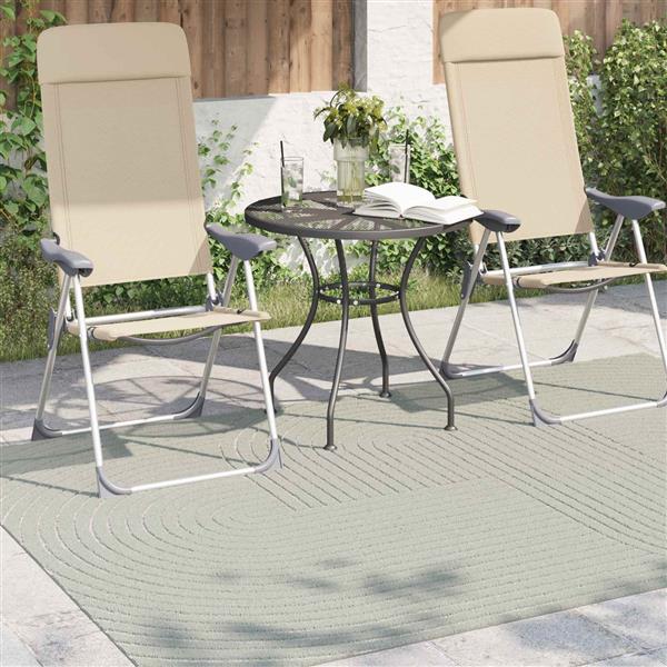 Grote foto vidaxl vloerkleden rechthoekig palmeras groen 230 x 160 cm polyester huis en inrichting vloerbedekking en kleden