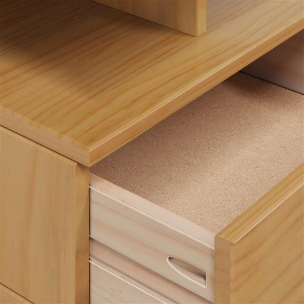 Grote foto vidaxl nachtkastje hill honingbruin 40 x 31 x 27 cm massief vurenhout huis en inrichting complete slaapkamers