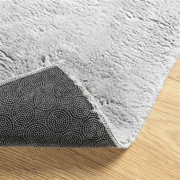 Grote foto vidaxl vloerkleden rechthoekig huarte grijs 500 x 80 cm polyester huis en inrichting vloerbedekking en kleden