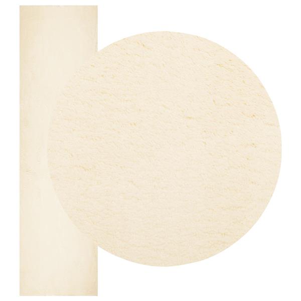 Grote foto vidaxl vloerkleden rechthoekig huarte cr me 750 x 80 cm polyester huis en inrichting vloerbedekking en kleden